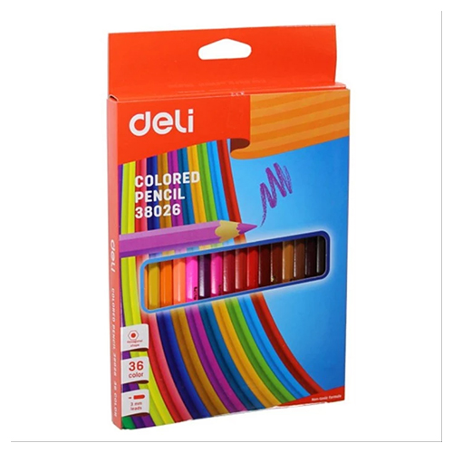 [BSWNCCPDLE38026] Deli - Hexagonal Colored Pencil E38026
